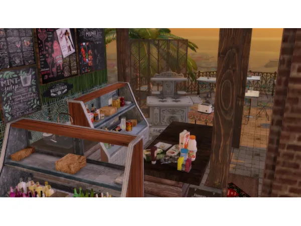 Alpha dung island menu 01 - The Sims 4 Custom Content