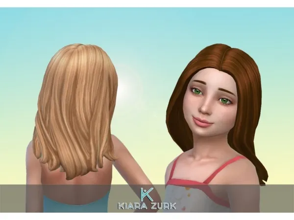 Maxis Match Denise Hairstyle for Girls - The Sims 4 Custom Content