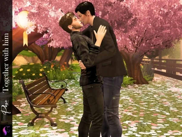 Mix KaTPurpura's Pose Together with him Male Poses - The Sims 4 Custom Content