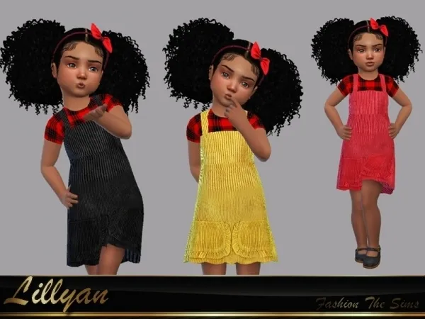 Maxis Match LYLLYAN's Sara dress farm baby - The Sims 4 Custom Content