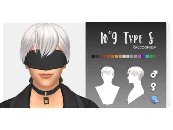Maxis Match Blindfold by simsfinds - The Sims 4 Custom Content