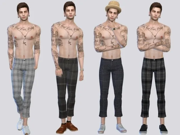 Maxis Match McLayneSims' Anggun Cropped Pants - The Sims 4 Custom Content