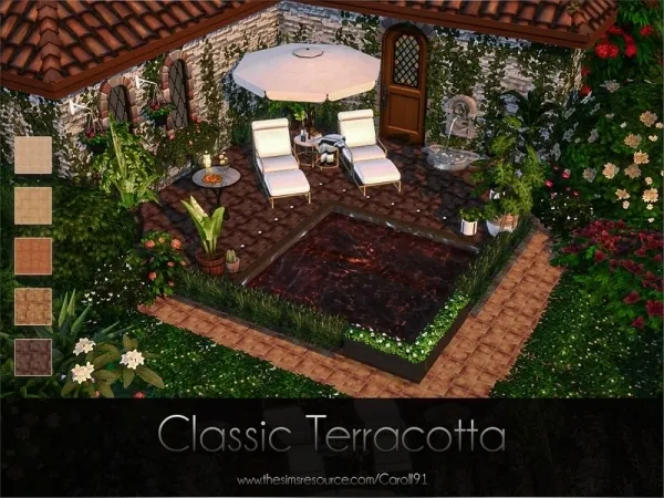 Alpha Caroll91's Classic Terracotta - The Sims 4 Custom Content