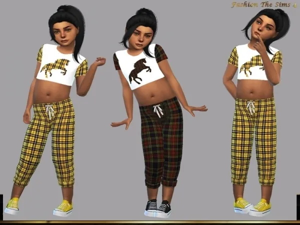 Alpha LYLLYAN's Set Camila farm kids - The Sims 4 Custom Content