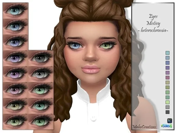 Eyes Mistivy Heterochromia - The Sims 4 Custom Content