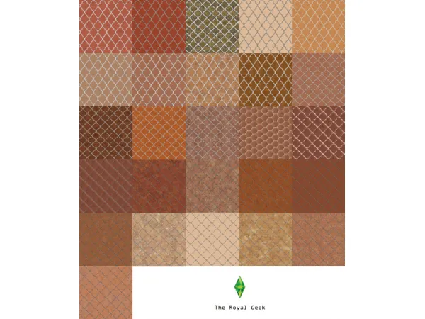 Alpha Terracotta MENA Tile Flooring sims4 by trg - The Sims 4 Custom Content
