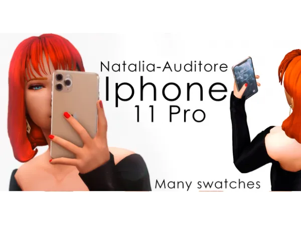 Alpha Iphone 11 Pro Auditore by Natalia - The Sims 4 Custom Content