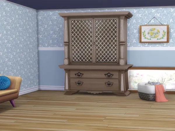 Fine China Hutch Recolour - The Sims 4 Custom Content