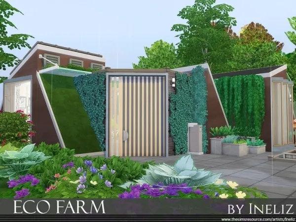 Alpha Ineliz's Eco Farm - The Sims 4 Custom Content