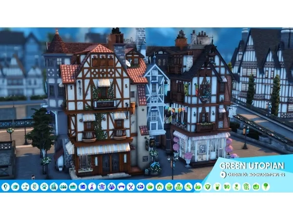 Alpha GREEN UTOPIAN - The Sims 4 Custom Content