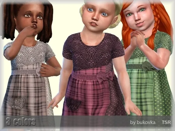 Maxis Match bukovka's Dress Farm - The Sims 4 Custom Content