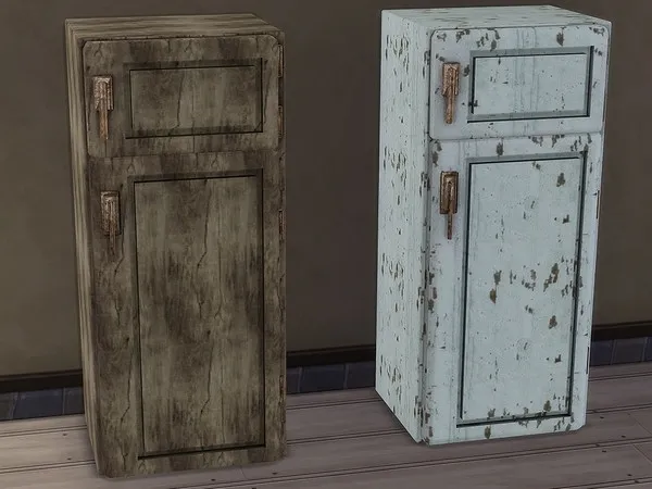 Country Cottage Refrigerator - The Sims 4 Custom Content