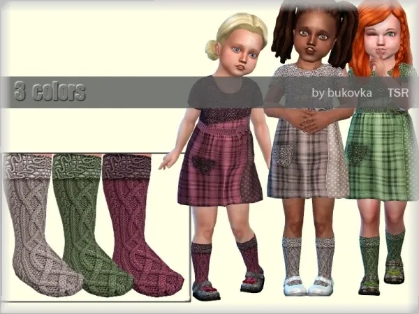 Maxis Match bukovka's Socks Farm - The Sims 4 Custom Content
