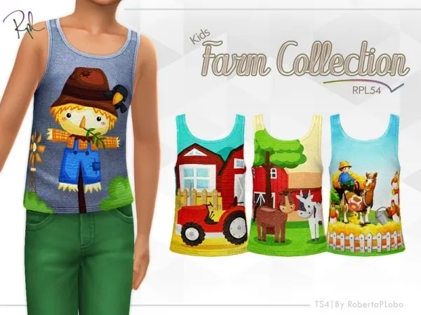 Maxis Match RobertaPLobo's Kids Farm Collection RPL54 - The Sims 4 Custom Content