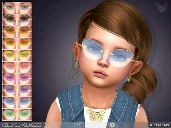 Alpha feyona's Kelly Sunglasses For Toddlers - The Sims 4 Custom Content