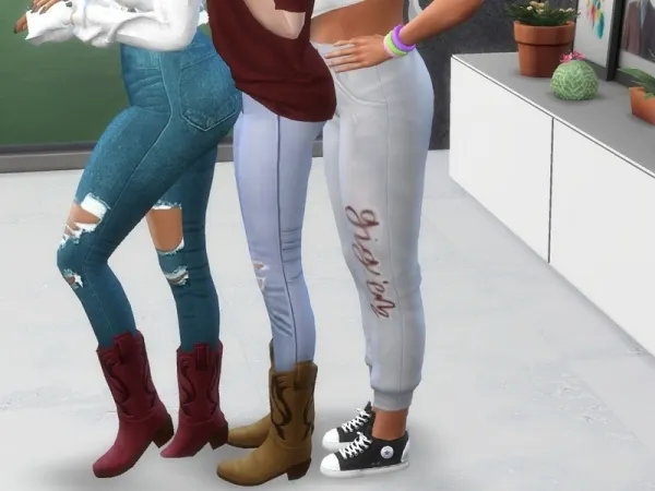 Alpha jsed's Texas AM Gig 'Em Sweatpants Discover University - The Sims 4 Custom Content