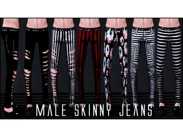 Male Skinny Jeans - The Sims 3 Custom Content