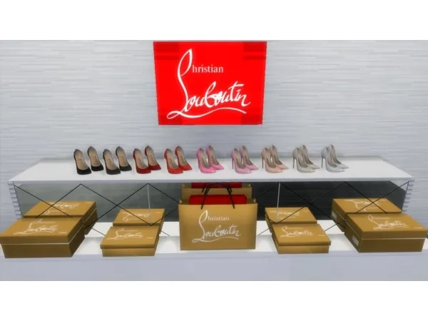 Alpha CHRISTIAN LOUBOUTIN COLLECTION recolor - The Sims 4 Custom Content