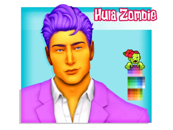 Maxis Match okruees Hermes Hair - The Sims 4 Custom Content