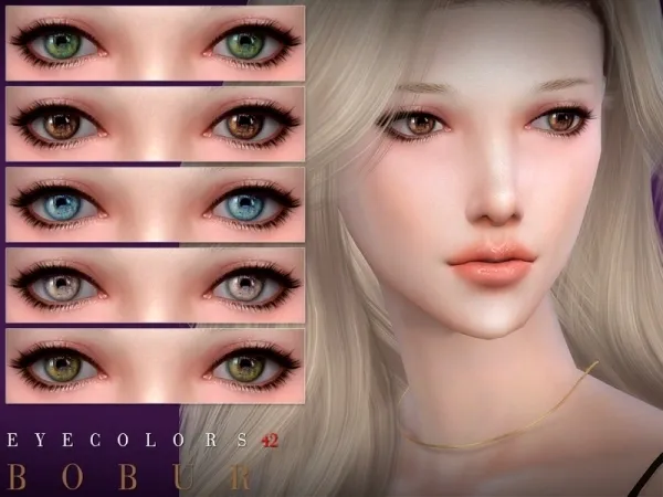 Alpha Bobur3's Bobur Eyecolors 42 - The Sims 4 Custom Content