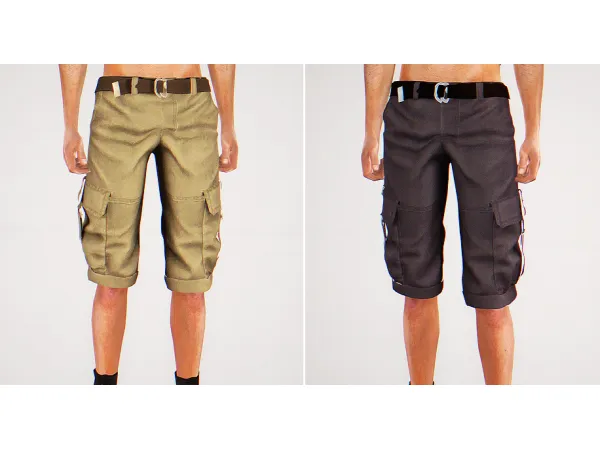 Cargo Shorts - The Sims 3 Custom Content