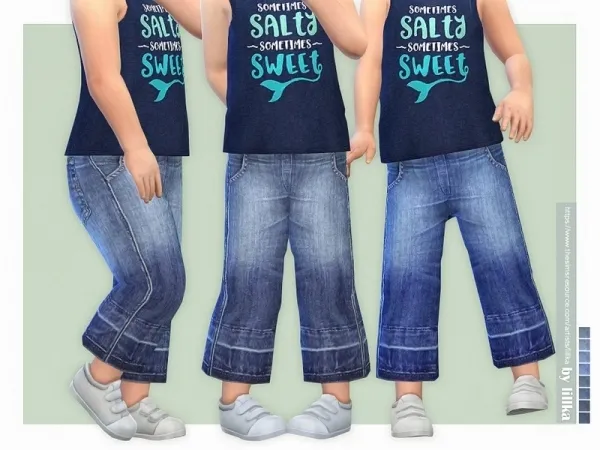Maxis Match lillka's Hayes Jeans for Toddler - The Sims 4 Custom Content