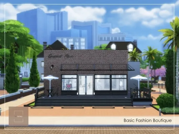 Alpha arlaney's Basic Fashion Boutique NoCC - The Sims 4 Custom Content