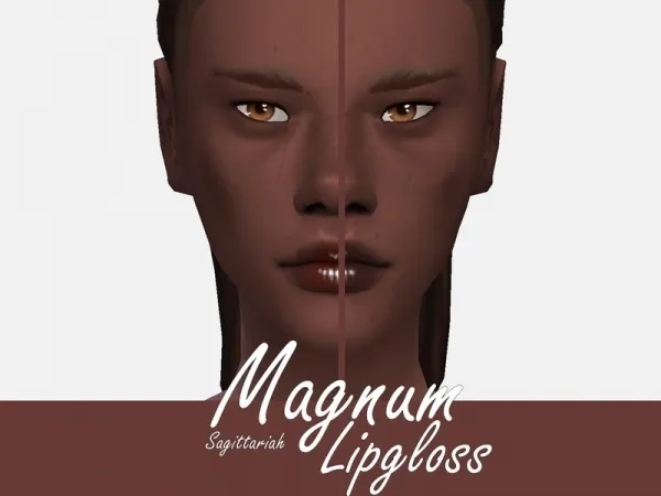 Maxis Match Sagittariah's Magnum Lipgloss - The Sims 4 Custom Content