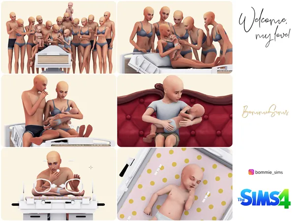 Maxis Match Welcolme my love by bommie-sims - The Sims 4 Custom Content