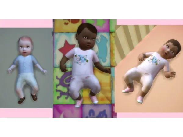 Alpha New Baby skin colors - The Sims 4 Custom Content