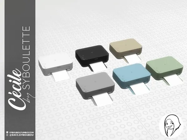 Cecile Printer - The Sims 4 Custom Content