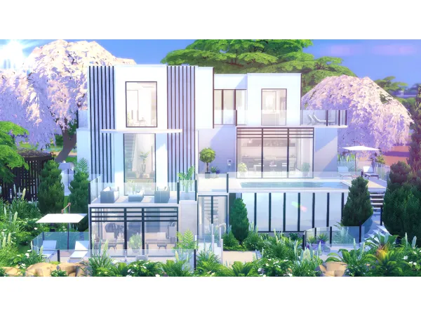 Alpha MODERN LUXURY HOME - The Sims 4 Custom Content