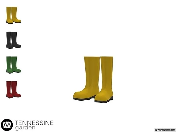 Tennessine Gardening Boots - The Sims 4 Custom Content