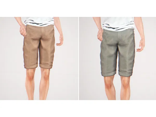 Chino Shorts - The Sims 3 Custom Content