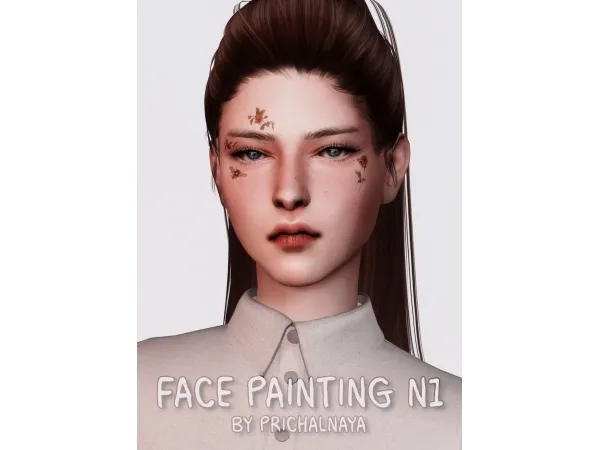 Mix FACE PAINTING N1 - The Sims 4 Custom Content