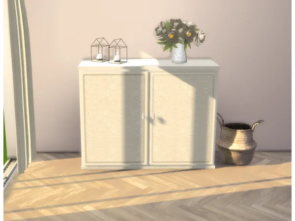 Alpha Vintage sideboard sims by Nordica - The Sims 4 Custom Content