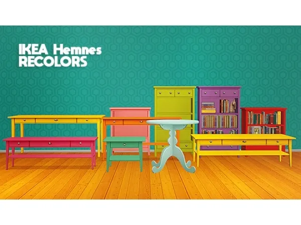 IKEA Hemnes recolors by linacheries - The Sims 2 Custom Content