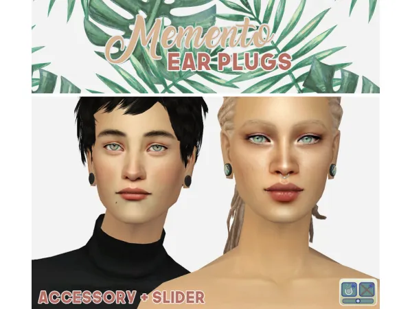 Ear Plugs sims by simsfinds - The Sims 2 Custom Content