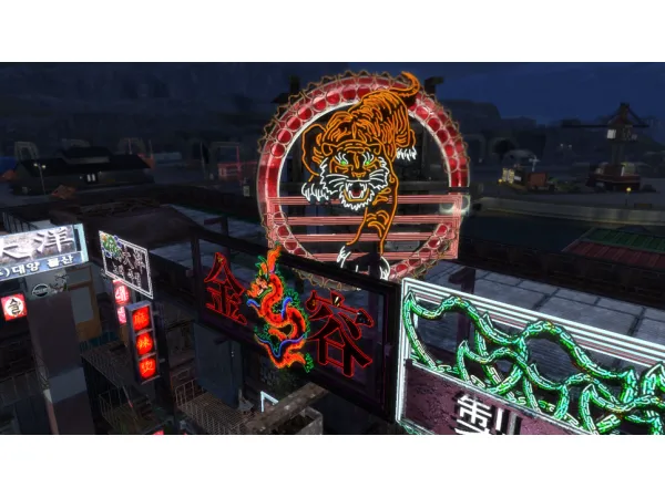 Alpha dung neon 09 - The Sims 4 Custom Content