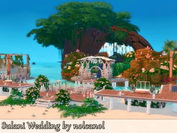 Alpha nolcanol's Sulani Wedding - The Sims 4 Custom Content