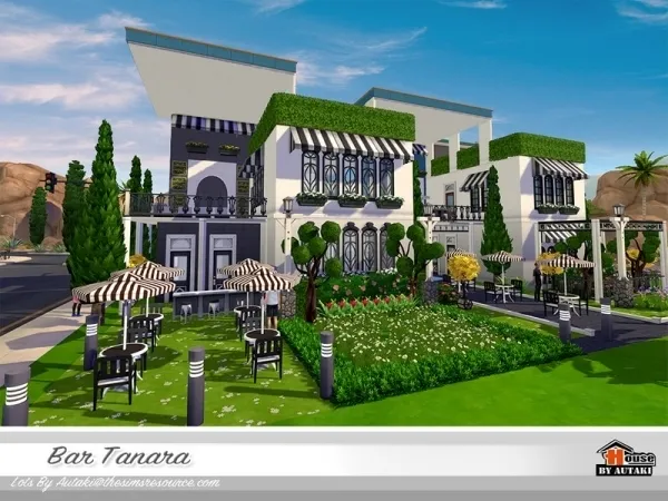 Alpha autaki's Bar Tanara - The Sims 4 Custom Content