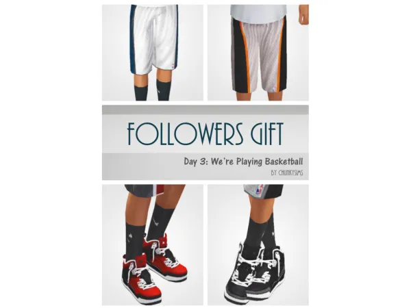 Basketball shorts and Jordan Retro 3s - The Sims 3 Custom Content