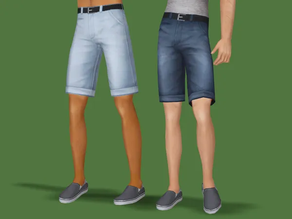 4t2 Chinco Shorts with Vans Recolors - The Sims 2 Custom Content
