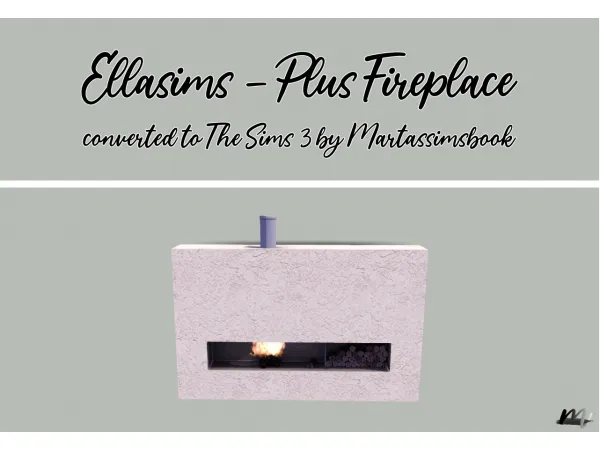 Plus Fireplace - The Sims 3 Custom Content