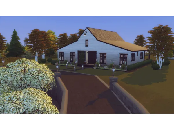 Alpha Farm House Reinvented by zhepomme - The Sims 4 Custom Content