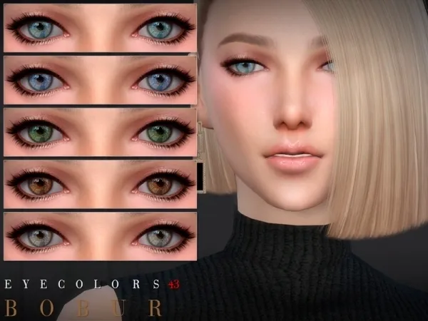 Alpha Bobur3's Bobur Eyecolors 43 - The Sims 4 Custom Content