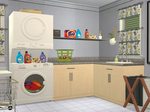 Stackz Washers Dryers - The Sims 2 Custom Content