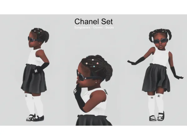Alpha Designer Set for Toddler Girls by littletodds - The Sims 4 Custom Content