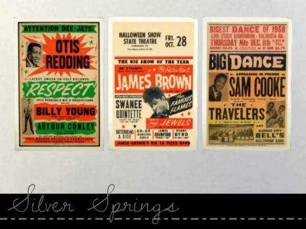 Alpha Silver Springs' Soul Music Posters - The Sims 4 Custom Content