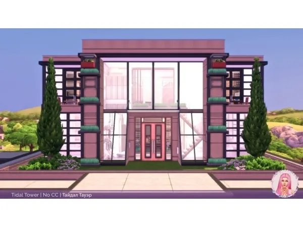 Alpha Tidal Tower University Housing No sims by mikkimur - The Sims 4 Custom Content